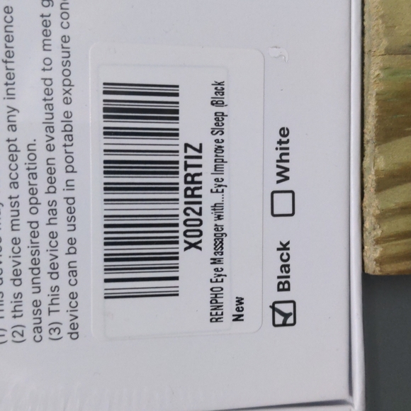 Eye Massager BRAND NEW IN BOX AND SHRINK WRAP - NEVER OPENED - Picture 2 of 2